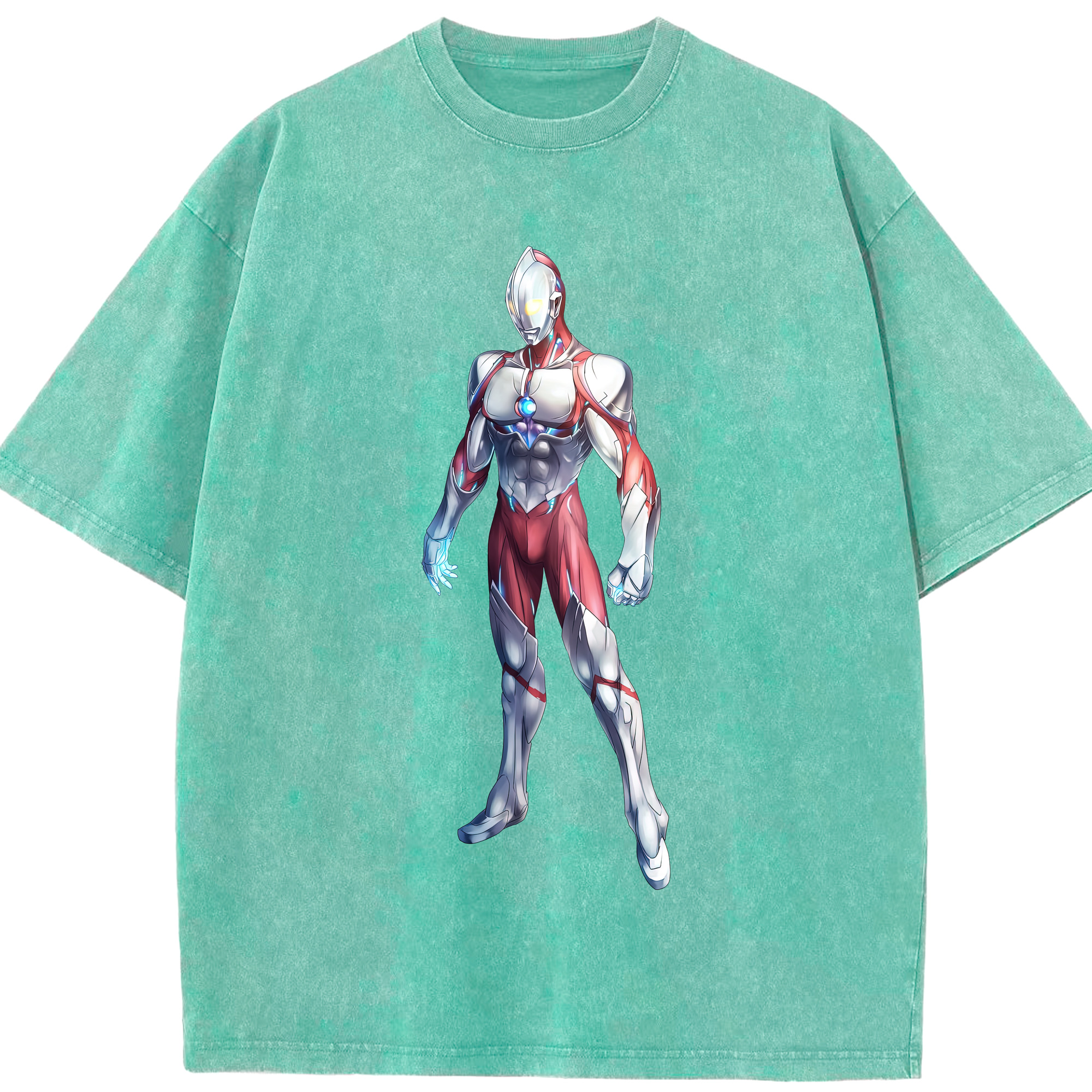 （画像用） ウルトラマン Ultraman 綿100% ヴィンテージ風 半袖Tシャツ（フロントプリント）